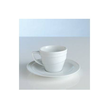 Чашка для кофе с блюдцем (0,1 л) фарфор Hotel 1690193