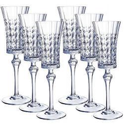 Набор бокалов для шампанского 150мл 6шт Cristal d'Arques Paris Lady Diamond L9742