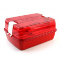 Набор для обеда контейнер +столовые приборы Herevin Maxx Red 161275-001