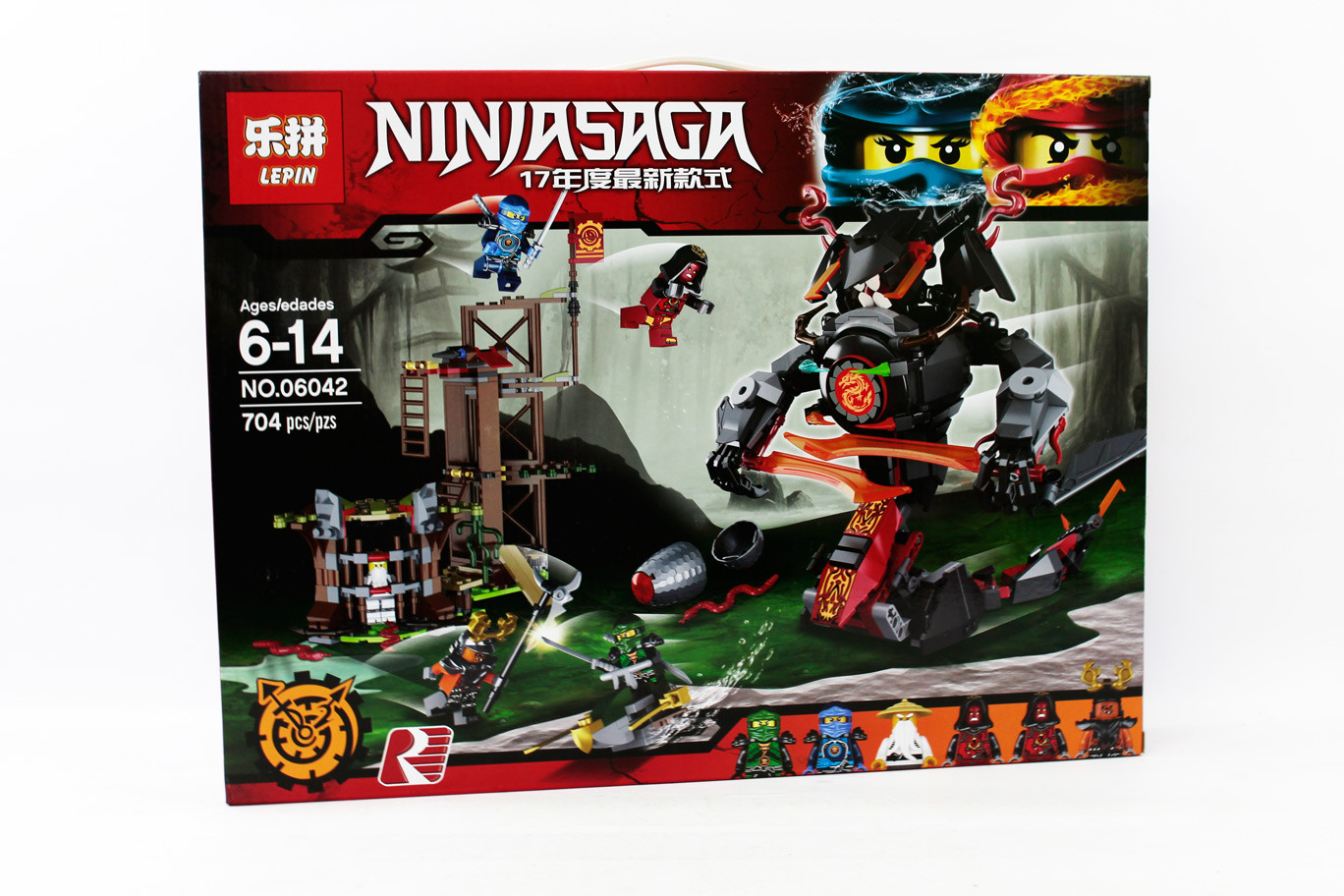 Конструктор 734д Lepin Ninjago 06042 купить на официальном сайте