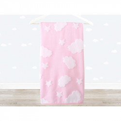 Полотенце детское Irya - Cloud 70х120 розовое