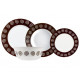 Сервиз столовый 19пр Luminarc Sirocco Brown N4867