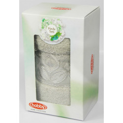Полотенце махровое 50х90 Hobby - Sidelya бежевое