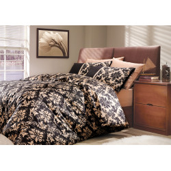 Комплект постельного белья полуторный Hobby Poplin - Avangarde коричневый