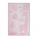 Одеяло детское 100х140 Vladi "Жираф" розовое