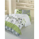 Комплект постельного белья евро LightHouse Belezza зеленый