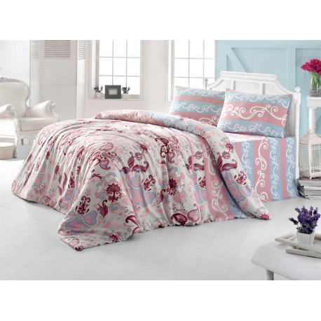 Комплект постельного белья евро LightHouse Flower розовый