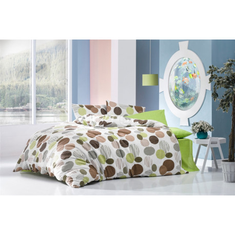 Комплект постельного белья евро LightHouse Green