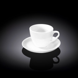 Чашка кофейная и блюдце 75мл Wilmax WL-993173
