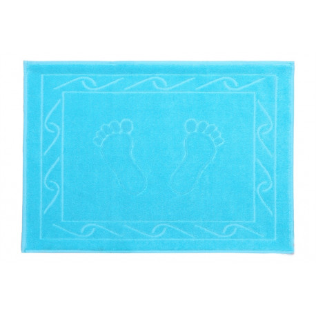 Полотенце для ног махровое Hobby 50х70 Hayal голубое аква