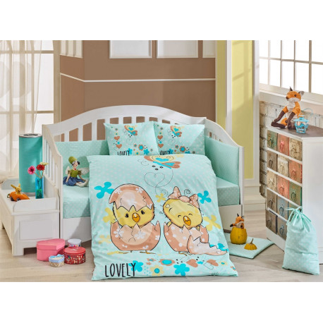 Постельное белье детское Hobby Lovely мятное