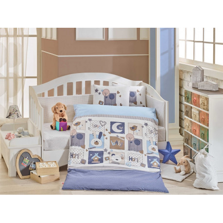 Постельное белье детское Hobby Sweet Home голубое