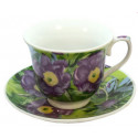 Сервиз чайный 12_пр на стойке Синий цветок 524