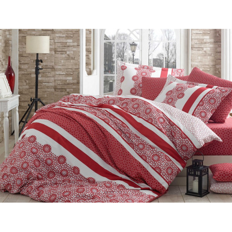 Комплект постельного белья Hobby Exclusive Sateen - Lisa красный