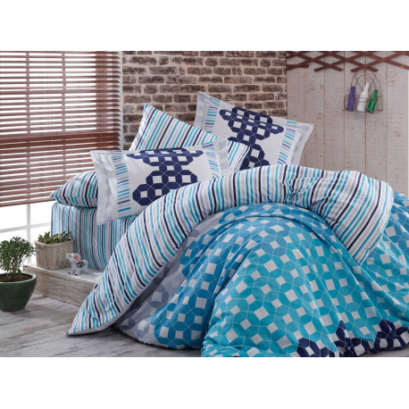 Комплект постельного белья Hobby Exclusive Sateen - Marсella синий