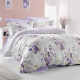 Постельное белье евро Luoca Patisca Almeria сиреневое