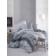 Постельное белье евро Luoca Patisca Estenza серое