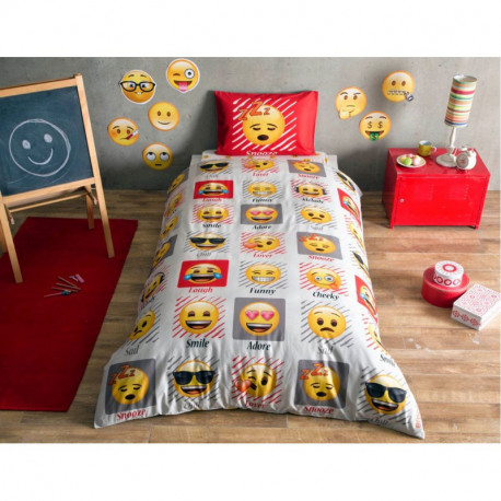 Постельное белье 160х220 подростковое Tac Disney - Emoji