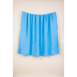 Плед-накидка 140х170 Barine - Stone Throw Turquoise бирюзовый