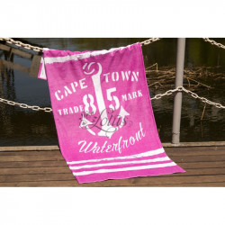 Полотенце пляжное 75х150 Lotus - Waterfront розовый велюр
