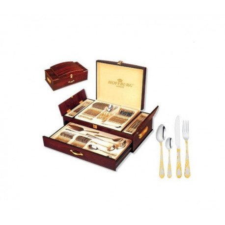 Набор столовых приборов 72 пр Elegance Hoffburg HB 72827 GS