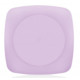 Тарелка пластиковая 23х23см Bager Clover square MIX BG-408
