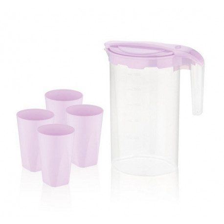 Набор для напитков пластиковый 5пр Lilac BG-424 L