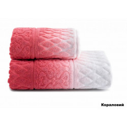 Полотенце махровое 50X90 Arya-Kors Degrade Коралловый