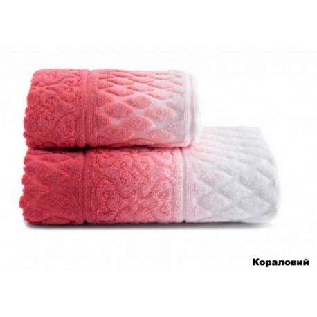 Полотенце махровое 50X90 Arya-Kors Degrade Коралловый