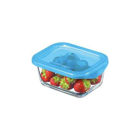 Luminarc Keep'n'Box Емкость д-пищи квадратная з-пл.син.криш.760 мл