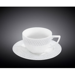 Чашка чайная с блюдцем 240мл Wilmax  WL-880105 / AB