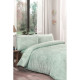 Постельное белье семейное Tac ранфорс - Blanche mint v52 ментоловый