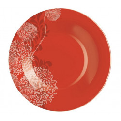 Тарелка суповая 21.5см Luminarc Piume red J7541