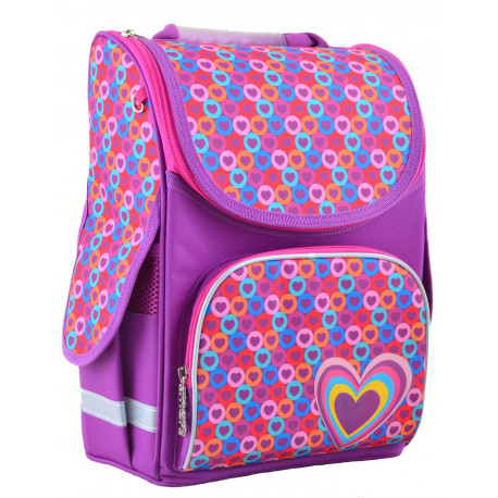 Рюкзак школьный PG-11 Hearts pink 1 Вересня 554440