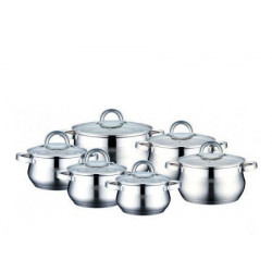 Набор посуды 12пр 2.1л,2х2,9л,2х3,9л,6,5л Peterhof PH15235