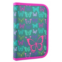 Пенал твердый одинарный с клапаном Butterfly Smart 531669