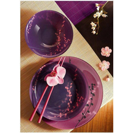 Сервиз столовый Luminarc  Kashima Purple-19пр  G9711