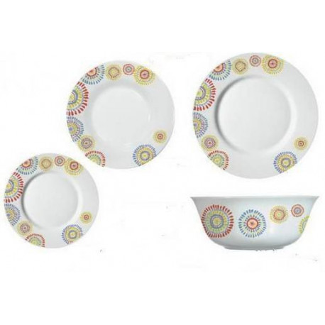 Luminarc Comedia Colors Сервиз столовий-19пр
