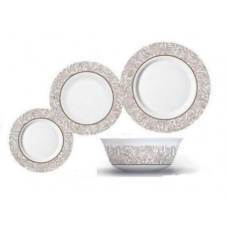 Luminarc Moka Brown Сервиз столовый-19пр H7609