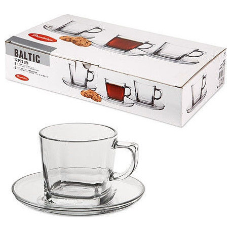 Балтик чашка с блюдцем 6шт. (чашка 215мл, бл. 13,5см)