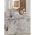 Комплект постельного белья евро LightHouse Elena серый