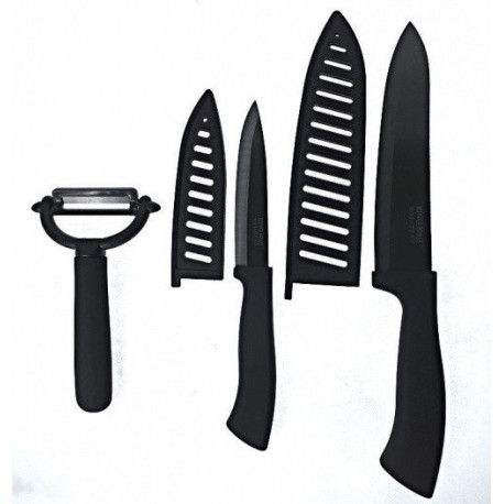 Ножи KingHoff 3ч керам. (15, 9,5 см + овощечистка) KH5159 (24 наб. в ящ.)