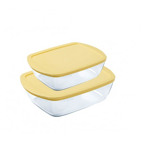 Набор форм 2 шт Pyrex Butter Yellow ( 23x15 см, 28x20 см)