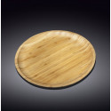 Тарелка бамбуковая 20,5см Wilmax Bamboo WL-771032