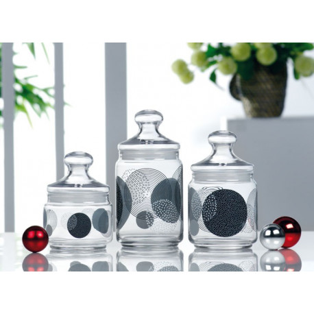 Luminarc Constellation Black Набор банок (0,5л,0,75л,1л)-3пр. H9959