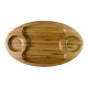 Wilmax.Bamboo.Блюдо овальне 40,5х23см-3секції