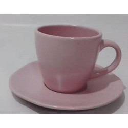 Чашка с блюдцем 300мл Marble Pink Astera A0431-ZM12TSB