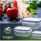 Набор контейнеров 3пр 0,8л 1,4л 2,3л Cook&Lock BG-505