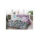 Постельное белье евро Tac сатин Digital - Galena lila лиловый