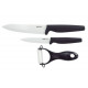 Набор керамических ножей +овощечистка 3пр KingHoff KH3496